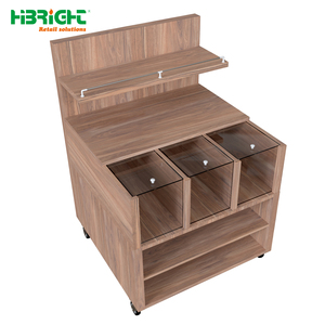 Highbright Durable Wooden Bulk Food Display <b>Bin</b> for Supermarket & Grocery Stores - Product Image 1