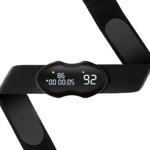 Sensor de Ritmo Cardíaco Recargable, Accesorio Deportivo, Monitor de Frecuencia Cardíaca con Correa para el Pecho, Pantalla, BLE ANT+, Sensor Óptico, Rastreadores de Actividad Física para Ciclismo - Product Image 1