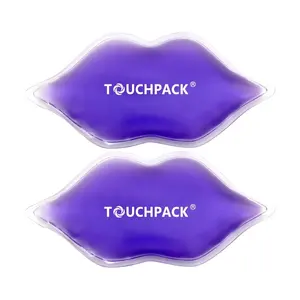 Reusable Eco-friendly Reusable Hot Cold Gel Packs With Lip Shape Ice Pack Cool Ice Gel Pack With Logo Print
