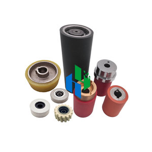 Rullo di alimentazione del bordo in gomma con cuscinetto per la macchina di bordatura a nastro premere le parti di ricambio delle ruote di pressione - Product Image 5