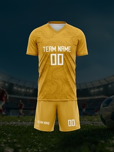 Maillot de football américain de haute qualité imprimé à manches courtes personnalisé avec noms d'équipe/joueurs unisexe adulte - Product Image 4