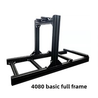 Châssis de simulateur de course en aluminium extrudé 4080 robuste pour roues à entraînement direct