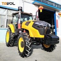 Nouveau design, vente chaude : Tracteur agricole à roues chauffantes de type cabine 150 CV 1504