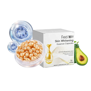 Alta Qualidade Vitamina E Óleo de Sândalo Nutre Profundamente Ilumina Pele Descartável Cápsulas Hidratante Facial Whitening Serum - Product Image 1