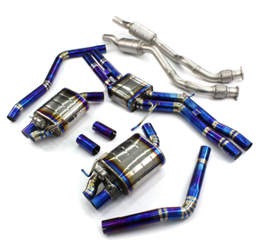 Tuyau d'échappement en titane haute performance de 1,2 mm d'épaisseur pour AUDI S6/S7/RS6/<span class=keywords><strong>RS7</strong></span>/C7 4.0T, silencieux de performance avec soupapes - Product Image 4