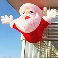 Château gonflable de Noël en tissu Oxford, Père Noël, sapin de Noël, bonhomme de neige pour centre commercial