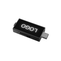 Clé USB personnalisée avec logo lumineux, type C, double usage OTG, clé mémoire haute vitesse, transfert de données rapide, cadeau d'entreprise personnalisé
