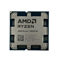 Nuevo CPU AMD Ryzen 7 9800X3D Original, 4.7GHz, 8 Núcleos, 120W, Socket AM5 para Escritorio