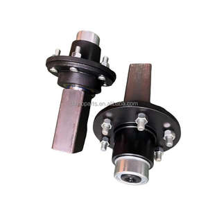 DAYTOP Nouvelle Arche d'essieu carrée en acier <span class=keywords><strong>de</strong></span> haute qualité, personnalisée et complète, à 4/5/6 goujons, pour <span class=keywords><strong>remorque</strong></span>, avec frein électrique, 7500 Lbs, en promotion - Product Image 2