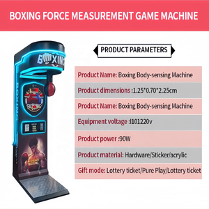 Chuyên Nghiệp Đồng Xu Hoạt Động Điện Tử Đấm Và Đá Đứng Đấm Túi Đá Điện <span class=keywords><strong>Arcade</strong></span> Trò Chơi Đào Tạo Mô Phỏng Đấm Bốc Máy - Product Image 6