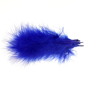 Mosca che lega la piuma di marabù di tacchino per lo Streamer Fly Jig Bugger lanoso sanguisuga mosca che lega la piuma colorante - Product Image 6