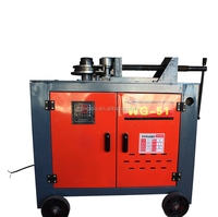 Machine à cintrer les barres en laiton/cuivre 4-40 mm à prix abordable, 2,2 kW, formage automatique des extrémités, cintrage à 360°, garantie 1 an, fabriquée en Chine, moteur inclus