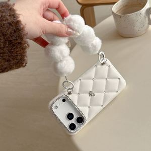 Nueva Funda de Cuero PU con Diamantes y Tacto Suave para <span class=keywords><strong>iPhone</strong></span> Air 16 15 14 <span class=keywords><strong>13</strong></span> 17Pro Max, con Correa de Muñeca de Piel Sintética y Pedrería Brillante - Product Image 2