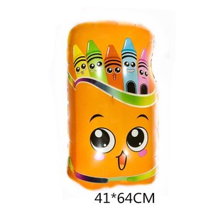 Ballons en aluminium de maison de bus d'étoile colorée pour les décorations de salle de <span class=keywords><strong>classe</strong></span> Ballons d'école arrière Crayons de crayon pour la <span class=keywords><strong>maternelle</strong></span> Halloween - Product Image 3