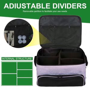 Échantillon gratuit, vente en gros d'usine, organiseur de sac de golf pliable avec compartiments pour vêtements et chaussures, pour le voyage et les activités de golf en extérieur - Product Image 4