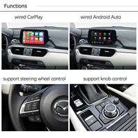 Décodeur d'interface Road Top pour Mazda 3 Mazda3 2014-2018 Apple CarPlay Android Kit de rénovation automatique convient pour Mazda