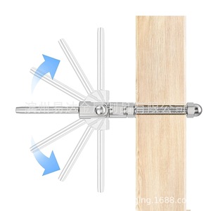 Tornillo de tensión giratorio de 180 grados, 1/8 pulg., de acero inoxidable T316, accesorio para barandillas de cable metálico para escaleras - Product Image 2