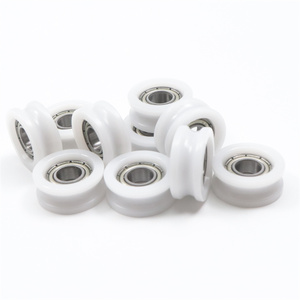 7*20*8.3 mét Dupont nylon tráng mang 687 687zz PA66 nhựa U rãnh trượt con lăn cửa sổ con lăn Nylon bánh xe - Product Image 2