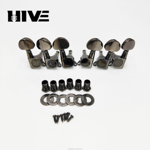 全密封民谣风格原声吉他弦，带精密合金大半圆形黑色镍音钉 - Product Image 4