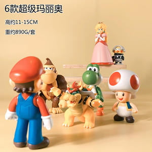 Figuras de Acción Super Malio al por Mayor, Caja Ciega, PVC Sólido, <span class=keywords><strong>Luigi</strong></span>, <span class=keywords><strong>Yoshi</strong></span>, Modelo de Juguete de Colección para Exhibición - Product Image 5