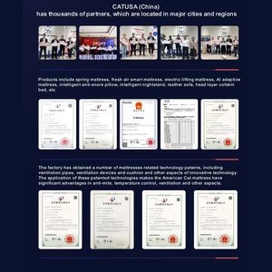 Catusa Ai Thông Minh Làm Mát Bộ Nhớ Nệm Có Thể Gập Lại Khung Giường Với Giảm Tiếng Ồn Thiết Kế Cho Khách Sạn Phòng Ngủ Khách - Product Image 5