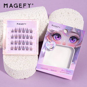 <span class=keywords><strong>MAGEFY</strong></span> Vente en gros de cils en bouquets autocollants, extensions de cils DIY, extensions de cils en bouquets naturels, faux cils en gros - Product Image 3