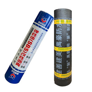 Bodrum inşaatı için SBS modifiye zift su geçirmez membran üzerinde 4mm meşale - Product Image 3