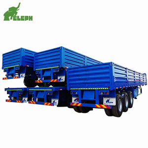Semi-<span class=keywords><strong>remorque</strong></span> à <span class=keywords><strong>ridelles</strong></span> 3 essieux 40 pieds <span class=keywords><strong>pour</strong></span> conteneurs à vendre - Product Image 2