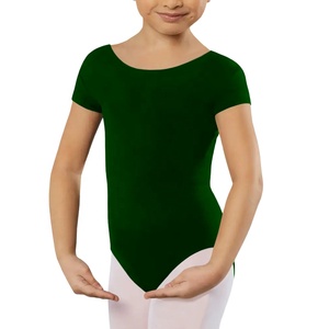 Maillot <span class=keywords><strong>de</strong></span> Ballet MiDee <span class=keywords><strong>de</strong></span> Algodón Suave para Niñas, con Cuello Redondo, Mangas Cortas y Espalda Descubierta en U para Entrenamiento <span class=keywords><strong>de</strong></span> <span class=keywords><strong>Danza</strong></span> - Product Image 5