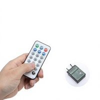 Sapin de Noël artificiel vert pré-éclairé de 1,5 à 3 m avec lumières LED et télécommande, base autoportante pour la décoration intérieure