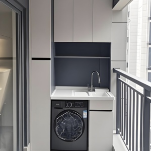 Armadio moderno <span class=keywords><strong>in</strong></span> <span class=keywords><strong>legno</strong></span> <span class=keywords><strong>per</strong></span> balcone <span class=keywords><strong>mobili</strong></span> <span class=keywords><strong>per</strong></span> la casa Villa soggiorno contiene una lavatrice <span class=keywords><strong>per</strong></span> balcone lavanderia - Product Image 2