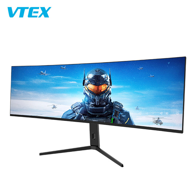 Wholesale 49 Inch NO Border Desktop GTG 1ms Computer Gaming Monitor Screen Desktop Computer PC Esports 144Hz Gaming 5K Monitor