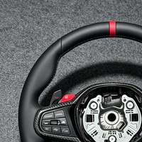 Volant en fibre de carbone CS pour BMW Série 3 4 5 6 7 8 G20 G26 G29 G30 G36 G11 G01 G02 G04 G05 G07 G08 X3 X4 X5 G80 G82 G87
