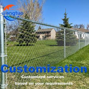 Chất Lượng Cao Chuỗi Liên Kết Dây Hàng Rào Hệ Thống 9 Máy Đo Nhiệm Vụ Nặng Nề Kim Cương Lỗ Cyclone Dây Lưới Hàng Rào Cuộn Cho Bán - Product Image 5