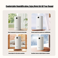 Nouveaux humidificateurs d'air électriques à remplissage par le haut, brume fraîche, H2O, diffuseur d'arômes intelligent, aromathérapie ultrasonique, certifiés CE ROHS pour usage domestique