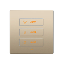 Interruttore a Muro Intelligente LANBON L10R, Interruttore a 3 Vie per Illuminazione, Compatibile con Tuya Zigbee e Alexa