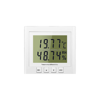 Sensor de Temperatura y Humedad RS485 con Pantalla LCD de 2.83 Pulgadas, Protocolo MODBUS-RTU, Clasificación IP43, Personalizable para Centros de Datos