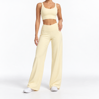 Pantalon de yoga taille haute pour femme, anti-transparence, collant de sport, pantalon d'entraînement rehausseur de fessiers, vêtements de fitness athlétiques OEM ODM