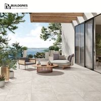 Buildgres Beige Porzellanfliesen 600x600mm 10/20mm Dick Modernes Design für Außenbereiche Restaurants Freizeitbereiche Verschleißfeste Fliesen