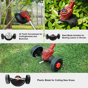 Mini débroussailleuse de jardin portable sans fil 21V coupe-herbe électrique tondeuse pour tondre la pelouse - Product Image 2