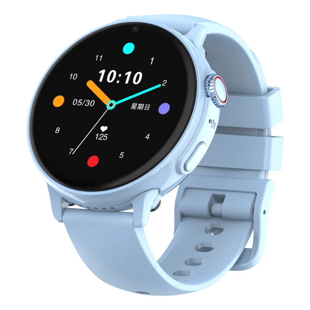 Kinder Smart Watch 4G Video Call Voice Chat Student Smart Phone 1.85Inch Scherm Waterdichte Gps Wifi Lbs Locatie Horloge