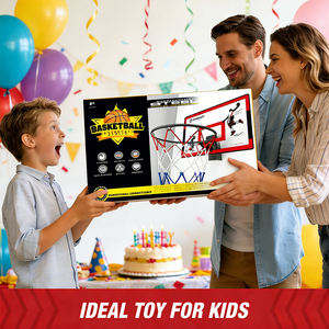 2025 Neuester <span class=keywords><strong>Mini</strong></span>-Basketballkorb - 25cm Kunststoffring mit 16cm Ball, Indoor-Basketballkorb Geeignet für Kinder von 4 bis 12 Jahren - Product Image 6