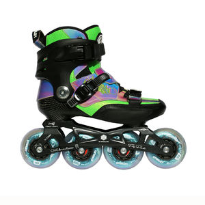 Logo couleur de production personnalisé en usine patins à roulettes en fibre de carbone pour enfants Freestyle Slalom patins à roues alignées professionnels - Product Image 2