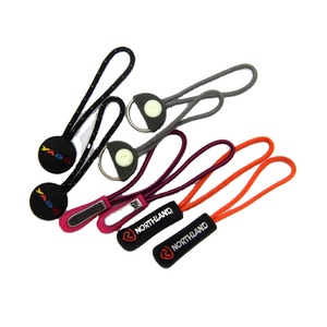 Custom Brand Logo Different Shape Soft PVC <strong>Zipper</strong> <strong>Pull</strong> for China Supplier - Product Image 5