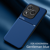 Housse antichoc avec étui magnétique en cuir PU étui de protection en silicone souple pour téléphone portable pour Huawei Honor 400 Lite