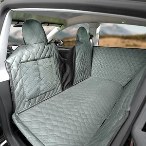 Housse de siège de voiture matelassée à couverture complète pour animaux de compagnie avec <span class=keywords><strong>protection</strong></span> latérale et poches de rangement Protecteur durable pour chiens chats sur les sièges arrière - Product Image 5