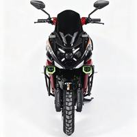 Moto électrique longue portée 72V 2000W haute vitesse 100km/h pour adulte, moto sportive, vente chaude