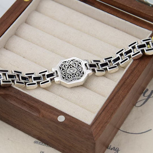 Pulsera de Cadena con Cabeza de León Vintage para Hombre, Brazalete Estilo Punk Retro, Joyería Masculina, Regalo para Él - Product Image 4