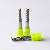 Fraise spirale à lame unique en alliage d'acier tungstène de 10 mm pour découpe de PVC et acrylique, tête d'outil de gravure CNC