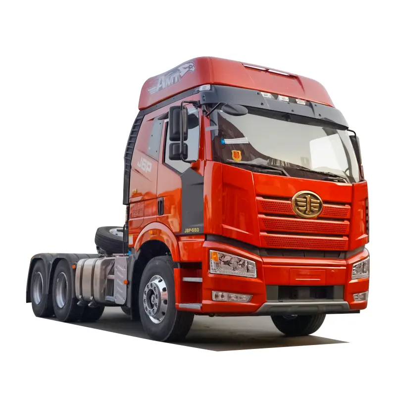 Çin'de ünlü traktör kamyon 375Hp 420Hp 6 tekerlekli traktör kamyon
